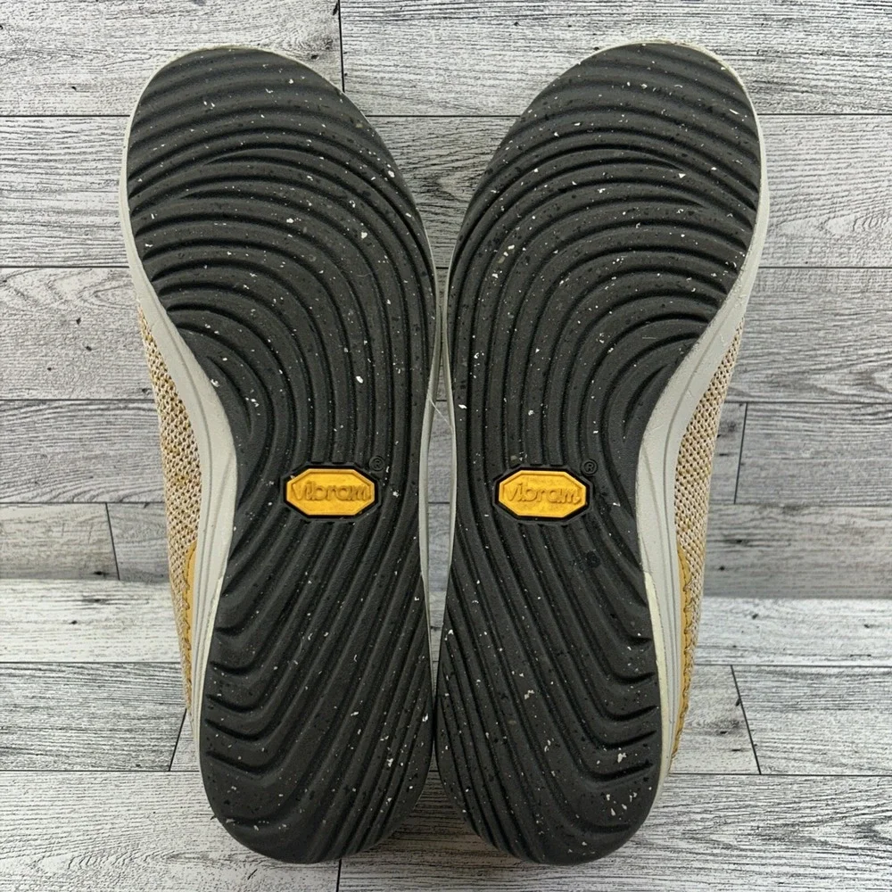 Merrell Gridway Canvas Lace Up Sneakers Gold Yellow Womens Size 7‎